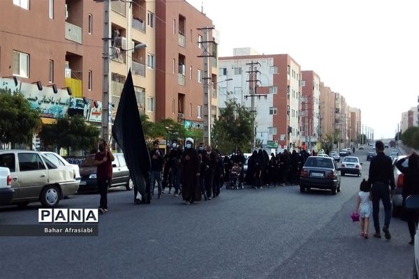 برگزاری دسته عزاداری شهادت امام سجاد(ع) در شهرک آبشناسان شهرستان رباط کریم