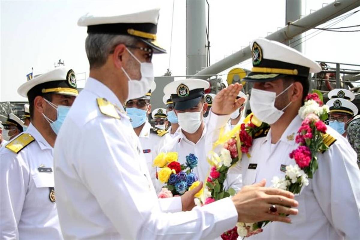 ناوگروه ۷۶ نیروی دریایی ارتش جمهوری اسلامی ایران به میهن بازگشت