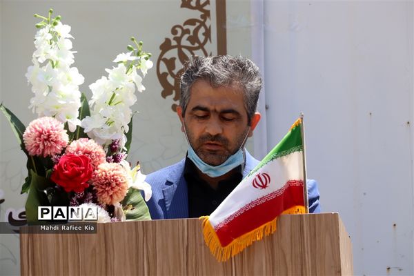 آیین کلنگ زنی مدرسه خیر ساز  دکتر حمید عبدالله زاده
