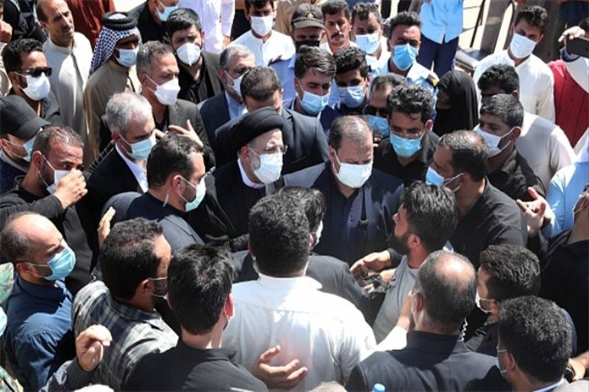 بازدید هوایی رئیس‌جمهور از منطقه دشت آزادگان و هورالعظیم