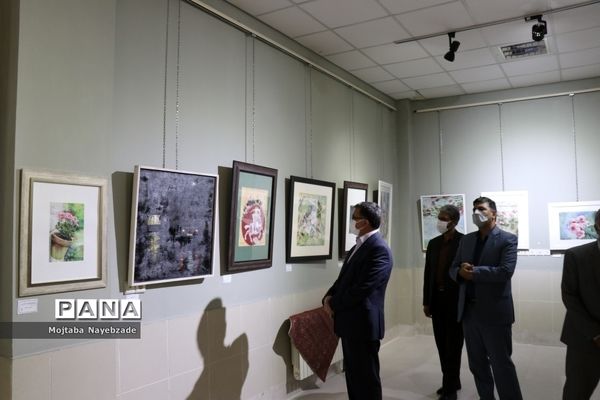 افتتاح نگارخانه دانش‌آموزی رشد آموزش و پرورش ناحیه چهار مشهد