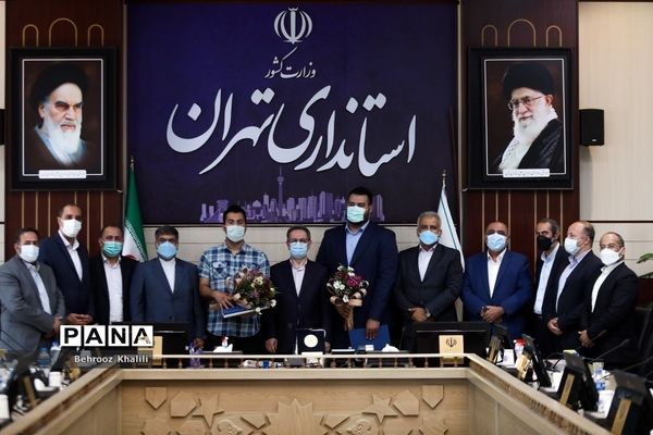 تجلیل از مدال آوران المپیک  2020  در استانداری تهران