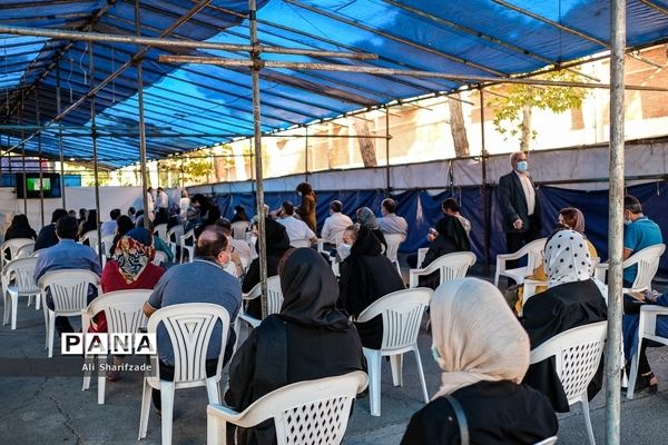 افتتاح مرکز تجمیعی واکسیناسیون دانشکده بهداشت و ایمنی