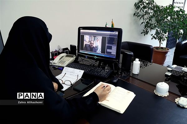 نشست ویدیو کنفرانس روسای ادارات پرورشی اداره کل و معاونان پرورشی مناطق تهران