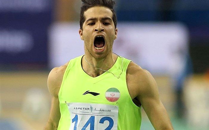 رکورد دو صد متر ایران شکسته شد