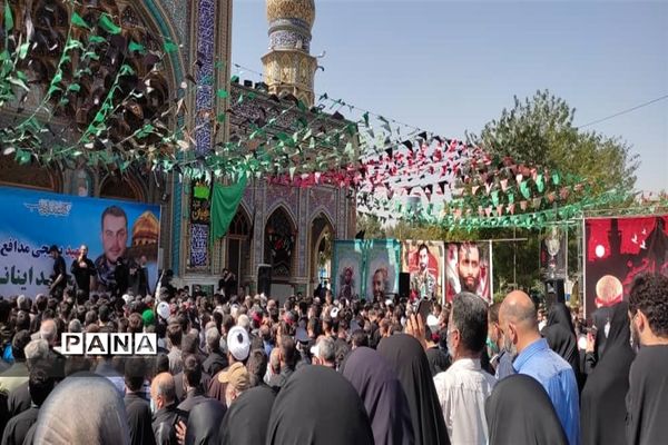 تشییع پیکر مطهر شهید محمد اینانلو در البرز