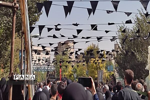 تشییع پیکر مطهر شهید محمد اینانلو در البرز