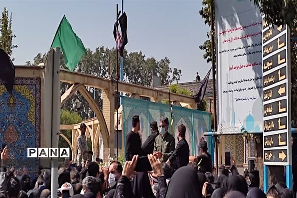 تشییع پیکر مطهر شهید محمد اینانلو در البرز