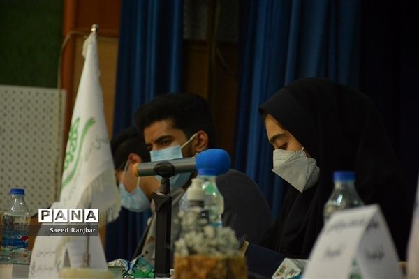 نشست علنی فصل تابستان 1400 مجلس دانش‌آموزی شهرستان بافق