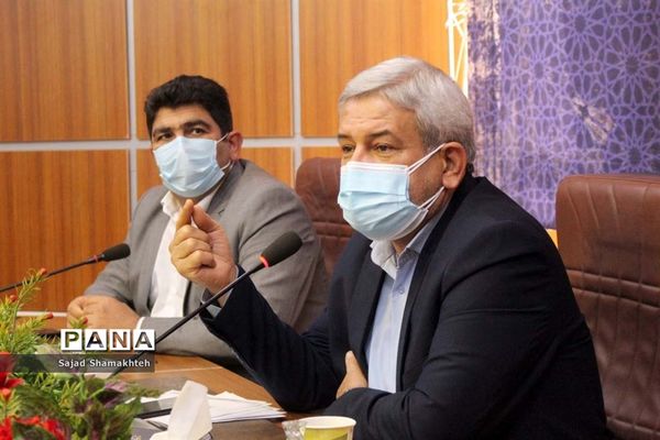 نشست هیات رئیسه مجلس دانش آموزی خوزستان با مدیرکل آموزش و پرورش
