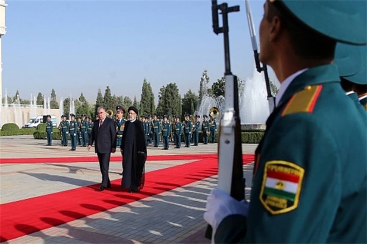 مذاکرات رسمی روسای‌جمهور ایران و تاجیکستان آغاز شد