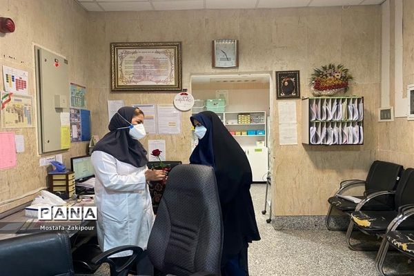 تقدیر از مدافعان سلامت مرکز آموزشی درمانی شهدای خلیج فارس