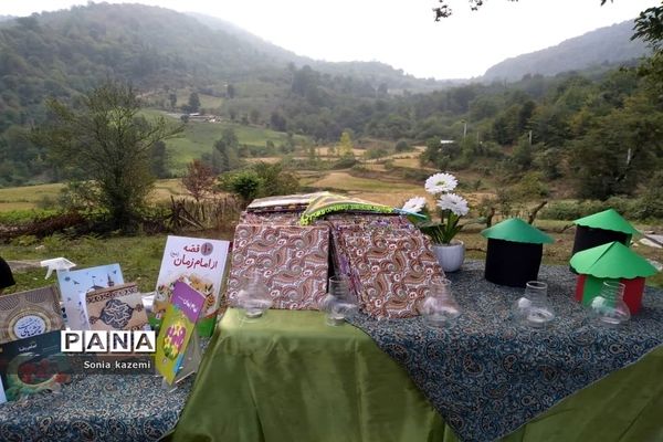 برگزاری موکب سیار کتابخوانی در روستای پلسک مازندران