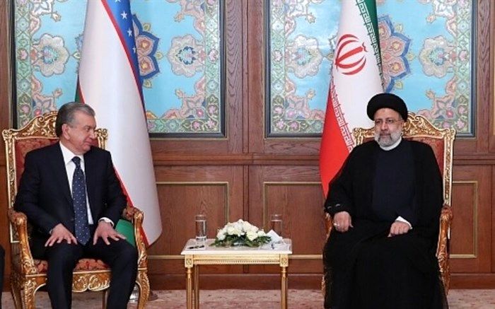روسای جمهور ایران و ازبکستان باهم دیدار و گفت‌و گو کردند