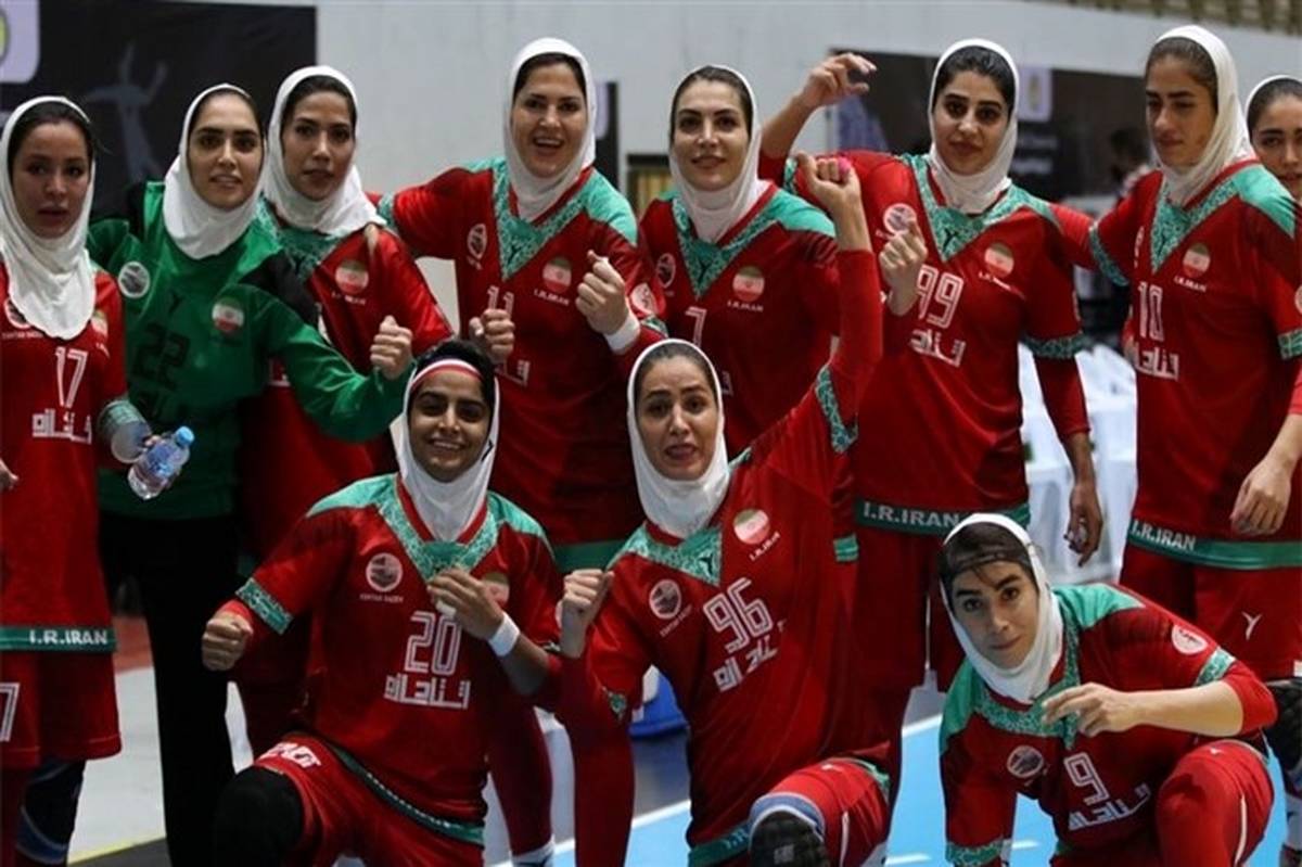 پاکدل: دیدار هندبال زنان ایران و اردن جنگ تمام عیار بود