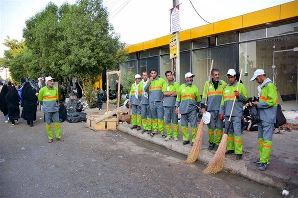 ۳۰۰ نیروی خدمات شهری تهران برای مراسم اربعین به عراق اعزام می‌شوند