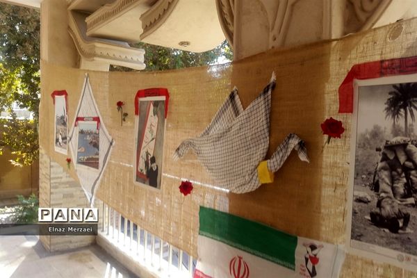 آماده‌سازی فضای آموزش و پرورش ملارد در هفته دفاع مقدس