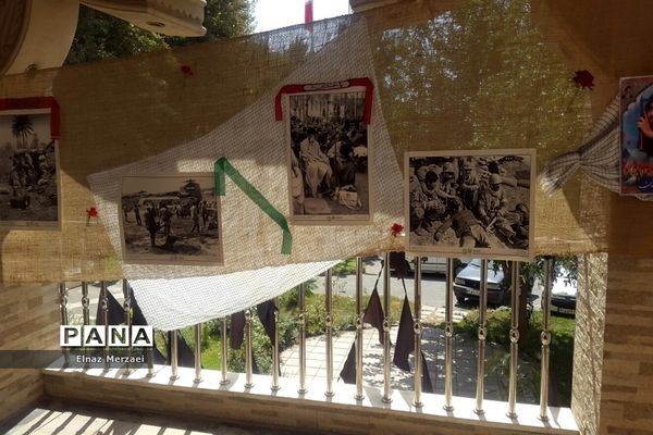 آماده‌سازی فضای آموزش و پرورش ملارد در هفته دفاع مقدس