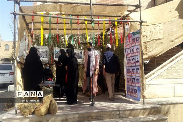 آماده‌سازی فضای آموزش و پرورش ملارد در هفته دفاع مقدس