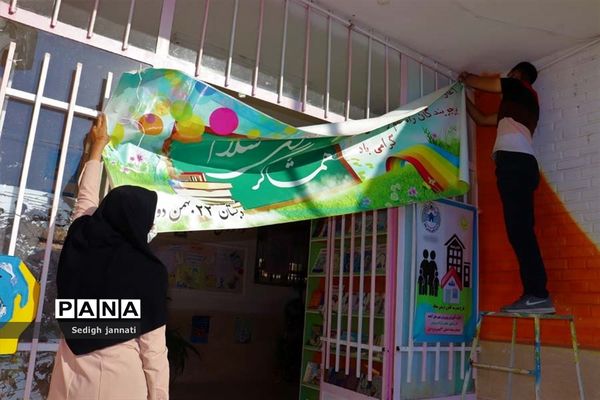 مدارس آباده در انتظار شکوفه‌ها