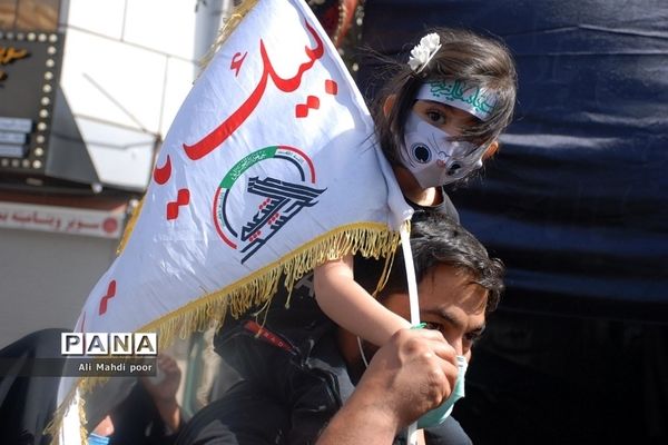 راهپیمایی جاماندگان اربعین حسینی درشهرستان ری