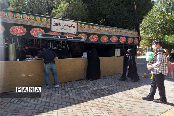 برپایی موکب نسل ظهور در شهرستان گلپایگان