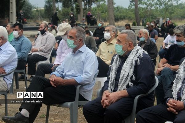 یادواره شهدای روستای تیله نو شهرستان گلوگاه