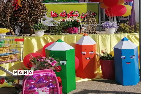 جشن شکوفه‌ها دبستان شایستگان فسا