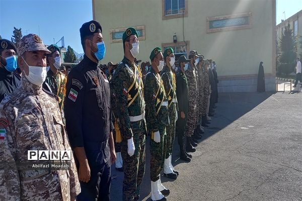 برگزاری صبحگاه مشترک دانش‌آموزی به مناسبت ایام دفاع مقدس