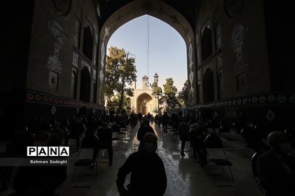 مراسم یادبود حاج هاشم امانی در مسجد شهید مطهری