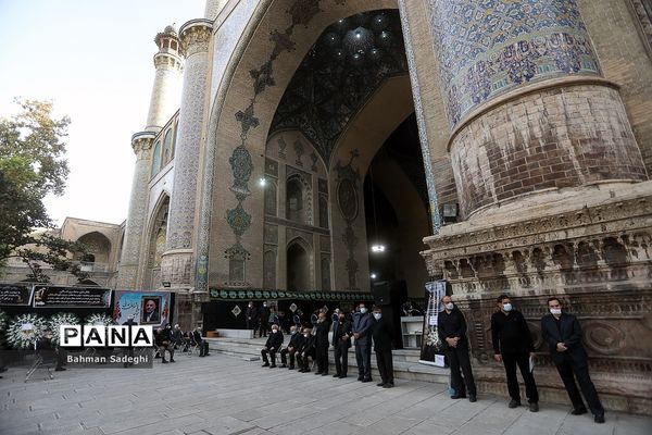 مراسم یادبود حاج هاشم امانی در مسجد شهید مطهری