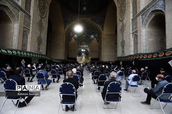 مراسم یادبود حاج هاشم امانی در مسجد شهید مطهری