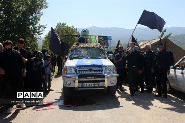 مراسم عزاداری اربعین حسینی در شهرستان گلوگاه