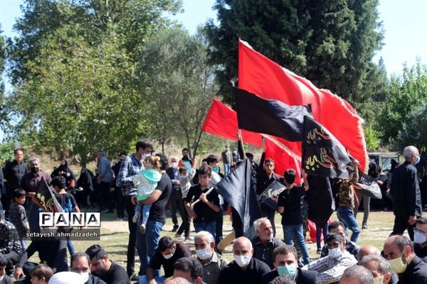 مراسم عزاداری اربعین حسینی در شهرستان گلوگاه