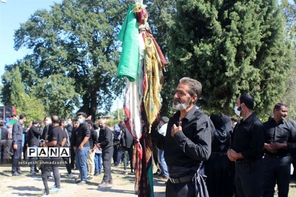 مراسم عزاداری اربعین حسینی در شهرستان گلوگاه