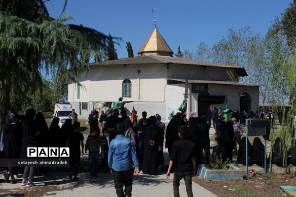 مراسم عزاداری اربعین حسینی در شهرستان گلوگاه