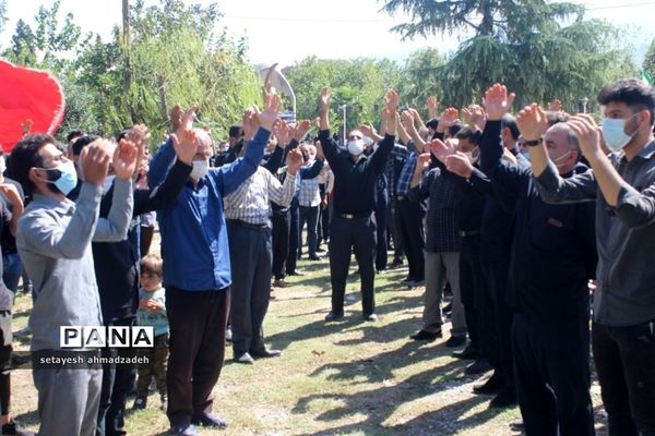 مراسم عزاداری اربعین حسینی در شهرستان گلوگاه