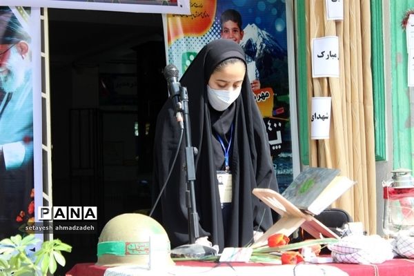 نواخته شدن زنگ ایثار و مقاومت درمدارس شهرستان گلوگاه