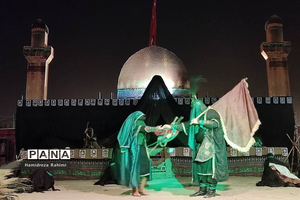 برپایی مراسم شرکت واحد اتوبوسرانی در حرم عبدالعظیم حسنی