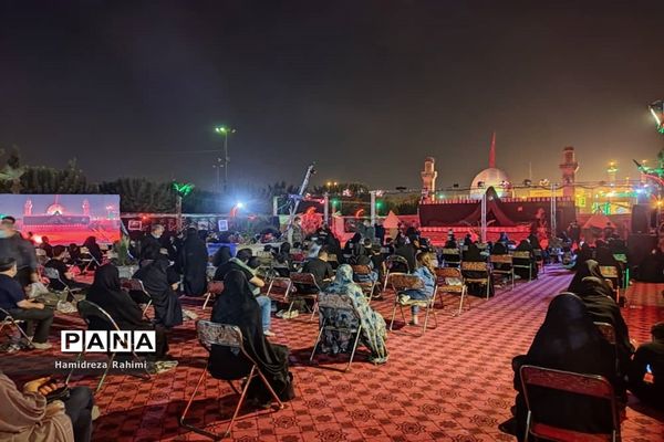 برپایی مراسم شرکت واحد اتوبوسرانی در حرم عبدالعظیم حسنی
