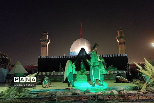 برپایی مراسم شرکت واحد اتوبوسرانی در حرم عبدالعظیم حسنی