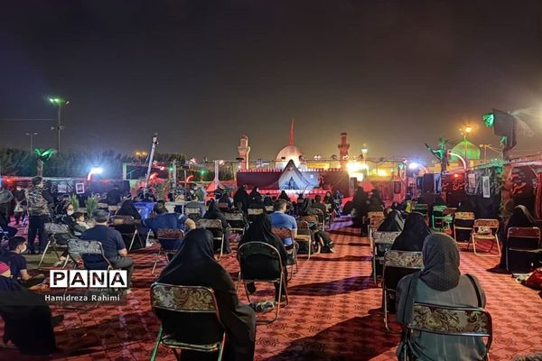برپایی مراسم شرکت واحد اتوبوسرانی در حرم عبدالعظیم حسنی