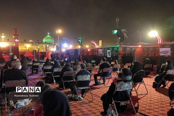 برپایی مراسم شرکت واحد اتوبوسرانی در حرم عبدالعظیم حسنی
