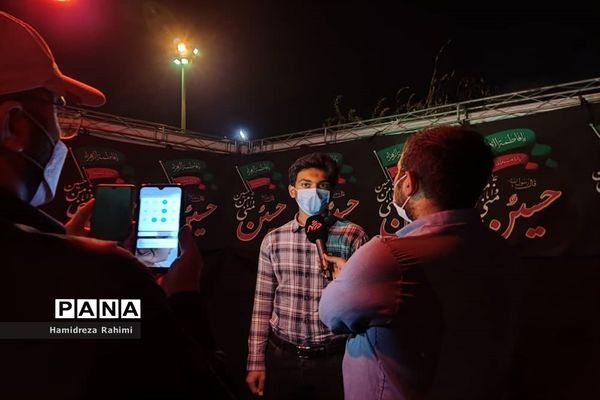 برپایی مراسم شرکت واحد اتوبوسرانی در حرم عبدالعظیم حسنی
