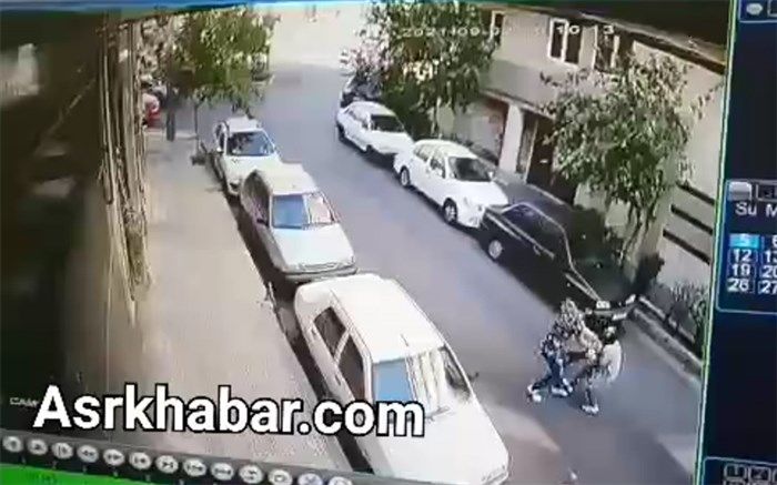 دزدی خشن و بی‌رحمانه طلا از دستان یک زن در غرب تهران/فیلم