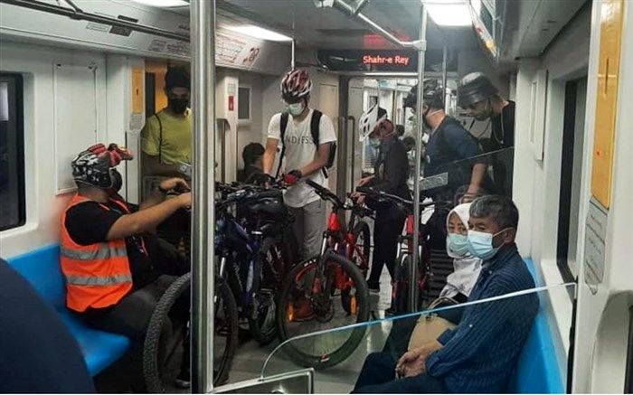 تردد بیش از 3 هزار دوچرخه سوار در نیمه نخست امسال با مترو