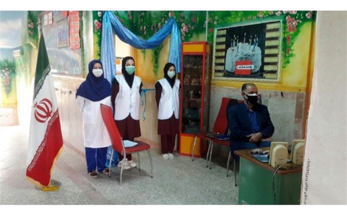آیین افتتاحیه اتاق بهداشت مدرسه عدالت منطقه جوادآباد