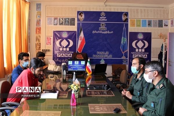 بازدید فرمانده سپاه بافق از دفتر خبرگزاری پانا این شهرستان