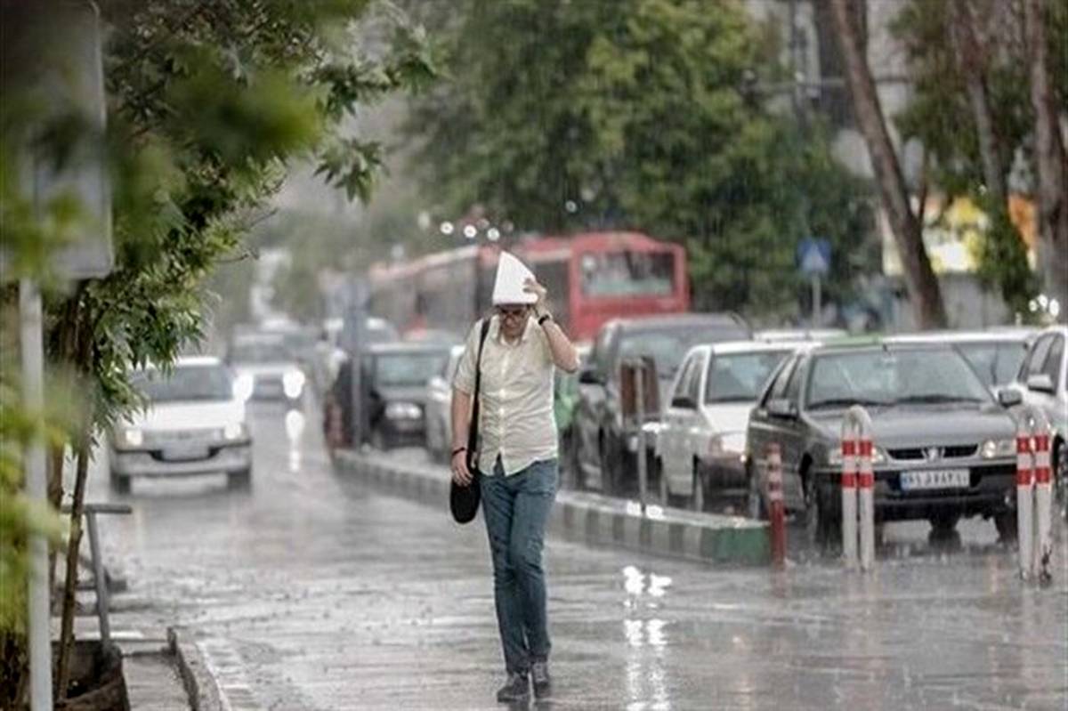 هشدار هواشناسی نسبت به رگبار باران و وزش باد شدید در ۲۱ استان