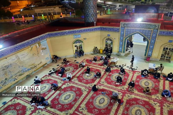 مراسم احیای شب های قدر در شهرستان امیدیه و میانکوه